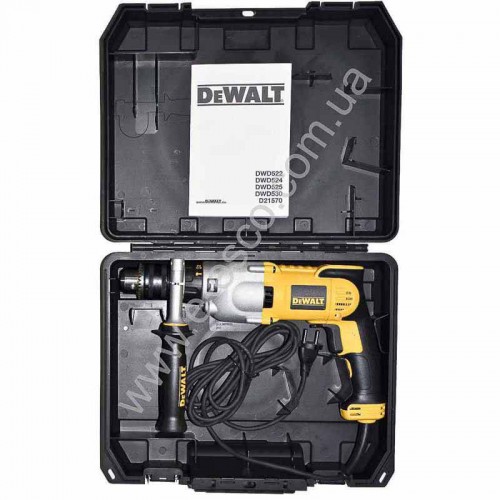 Дрель сетевая ударная 1300 Вт; DeWALT D21570K