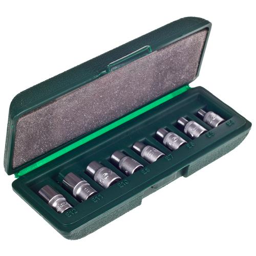 HANS. Набор торц головок внешний торкс 1/4", Е4-Е12, 8 предм. (26410-8) (26410-8)