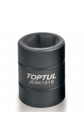 Головка 1/2" пятигранная 19мм (для тормозных систем Bendix) TOPTUL JEBK1619