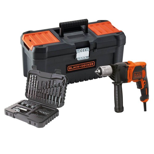 Дрель сетевая ударная 850 Вт; BLACK+DECKER BEH850