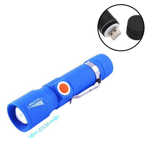 Фонарь диодный Police BL-416-XPE, ЗУ USB, встроенный аккумулятор, zoom (BL-416-XPE)