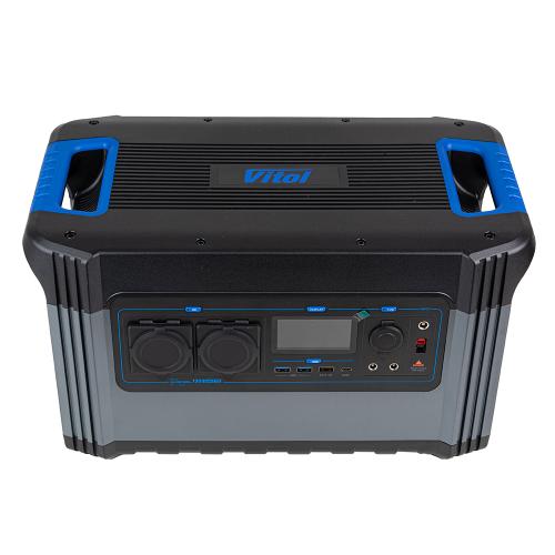 Портативный источник питания Vitol TV1300, 220В/1300Вт/LiFePo4 1254Вт/ч, чистый синус (TV1300)
