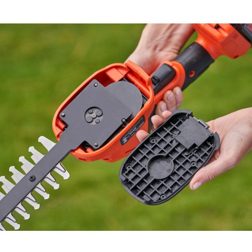 Кусторез-ножницы аккумуляторные 20 см; диаметр веток 18 мм; BLACK+DECKER BCSS18D1