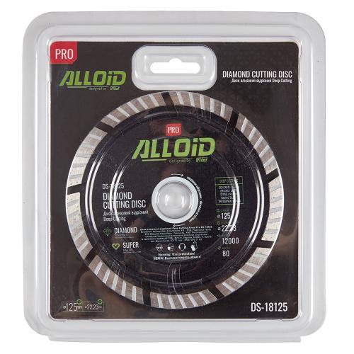 Диск алмазний відрізний Alloid Pro Deep Cutting 125мм