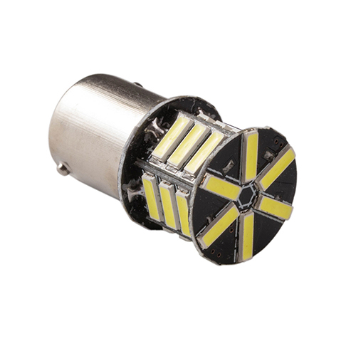 Лампа PULSO/габаритная/LED 1156/S25/BA15s/P21W/21SMD-7020/12v/2.5w/237lm White (LP-252376)