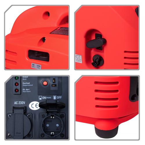 Генератор бензиновый инверторный VOIN, DV-2500i 2,2 кВт (DV-2500i)