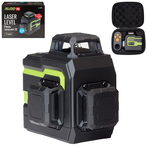 Уровень лазерный 3D,12 линий LL-3397 Alloid Pro