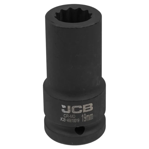 Головка торцевая ударная глубокая 3/4" 19 мм (12-гранная) JCB Tools JCB-46810019