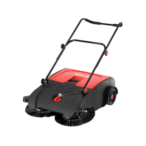 Ручная подметальная машина YATO YT-17410, ширина 75 см, контейнер 50 л