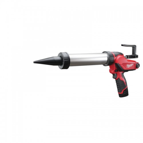Акумуляторний пістолет для герметика MILWAUKEE M12 PCG/400A-201B (400 мл, 12 В, з АКБ 2.0 А·год і ЗУ)