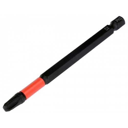 Бита ударная YATO PH3 × 100 мм, шестигранный хвостовик 1/4" YT-78062