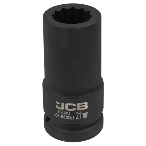 Головка торцевая ударная глубокая 3/4" 21 мм (12-гранная) JCB Tools JCB-46810021