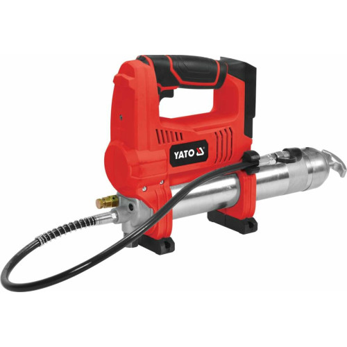 Шприц смазочный аккумуляторный YATO SYSTEM 18 V, 600 см³, 62 МПа, шланг 76 см (без аккумулятора) YT-07021