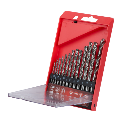 Набор сверл по металлу Р6М5 полированный 13шт 2.0-8.0мм ULTRA (1191692)