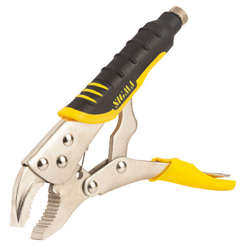 Клещи зажимные универсальные полукруглые 180 мм CrV SIGMA 4340251