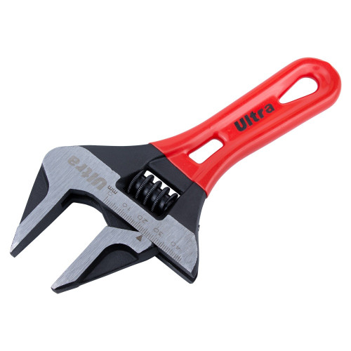 Ключ разводной с тонкими губками укороченный 190 мм, 0-46 мм ULTRA 4100242 (Cr-V)