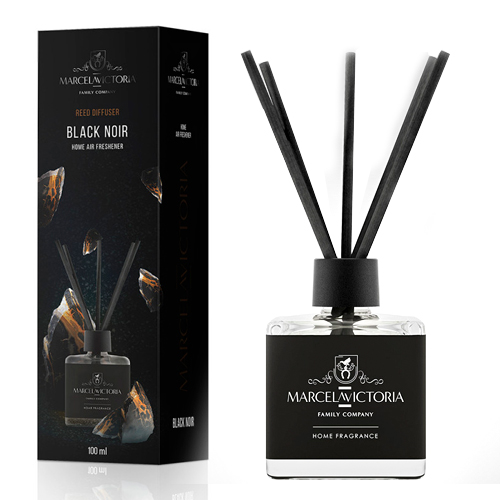 Ароматизатор рідкий для дому/офісу Tasotti "Reed diffuser" 100ml Black Noir (098549)