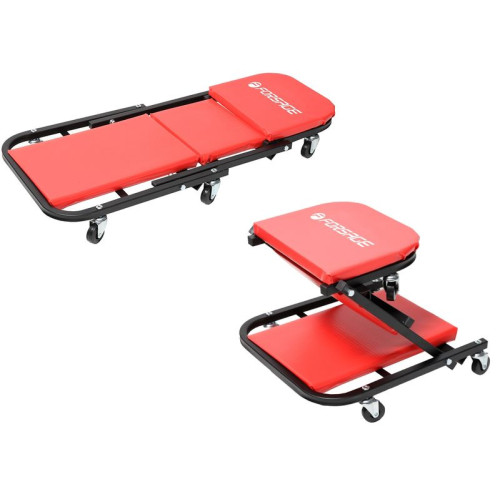 Стул-лежак трансформер подкатной на 6 колёсах F-11412