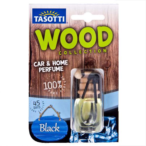 Ароматизатор пробковий на дзеркало Tasotti/серія "Wood" Black Ice 7мл (110503)
