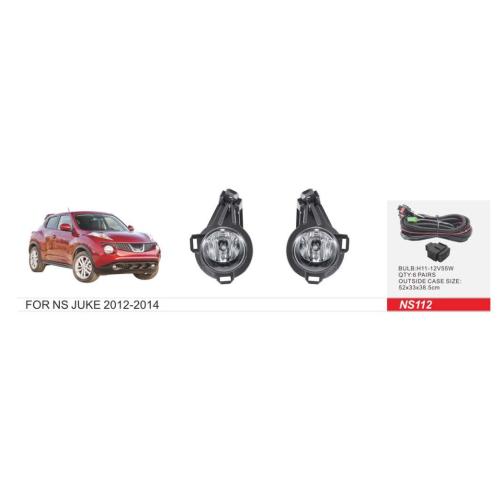 Фары доп.модель Nissan Juke 2012-14/NS-112/H11-12V55W/эл.проводка (NS-112)