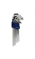 Ключи TORX Г-образные длинные с отверстием 9ед. СТАНДАРТ TKS0902