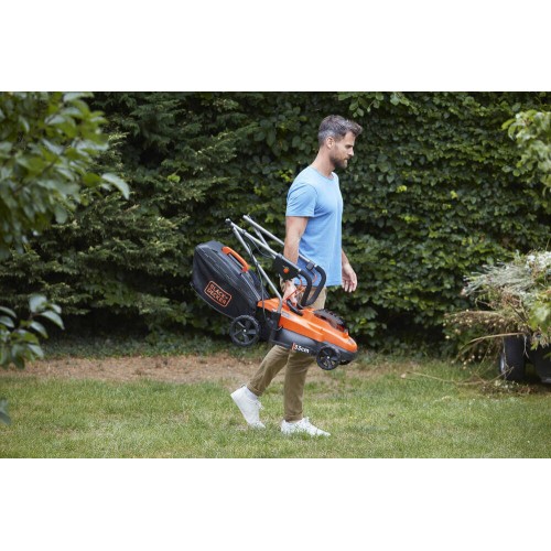 Газонокосилка аккумуляторная 32 см; BLACK+DECKER BCMW3336L1