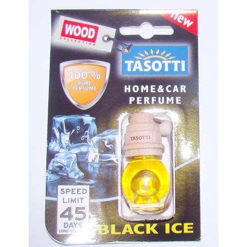 Ароматизатор пробковий на дзеркало Tasotti/серія "Wood" Black Ice 7мл (110503)