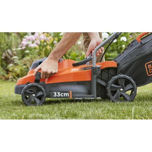Газонокосилка аккумуляторная 32 см; BLACK+DECKER BCMW3336L1