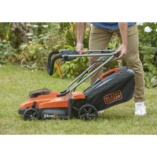 Газонокосилка аккумуляторная 32 см; BLACK+DECKER BCMW3336L1