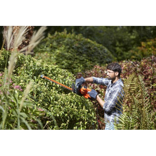 Кусторез электрический 50 см; диаметр веток 22 мм, BLACK+DECKER BEHTS301