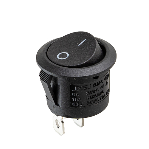 Переключатель on-off 12V круглый 2pin 22*22*16мм 6A 250V 10 125/250V (YJ-WH08)