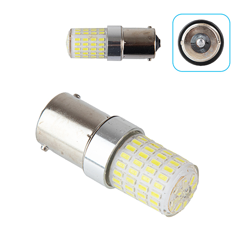 Лампа PULSO/габаритная/LED 1156/S25/BA15s/P21W/72SMD-3014/12-24v/2w/150lm White (LP-54325)