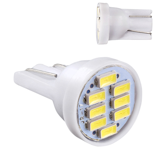 Лампа PULSO/габаритная/LED T10/W2.1x9.5d/W5W/8SMD-3014/12v/0.5w/40lm White (LP-124061)