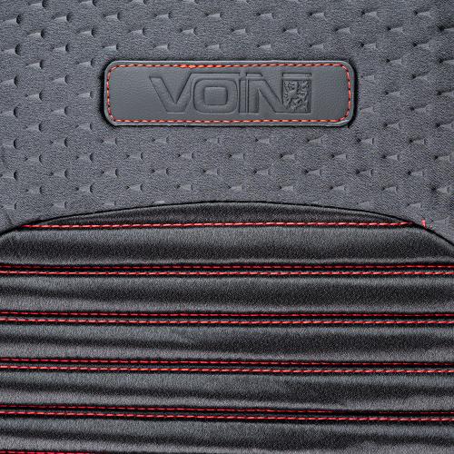 Набор чехлов VD-220 Bk 2 пер+2 подг экокожа черные (VD-220 Bk Front)