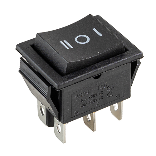 Переключатель on-off 12V квадратный 6pin 25*31*27мм 16A 250V 20A125V (YJ-WH45)
