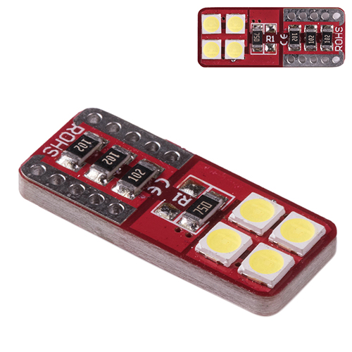 Лампа PULSO/габаритная/LED T10/W2.1x9.5d/W5W/8SMD-5050/CANBUS/12v/0.5w/80lm White (LP-188066)