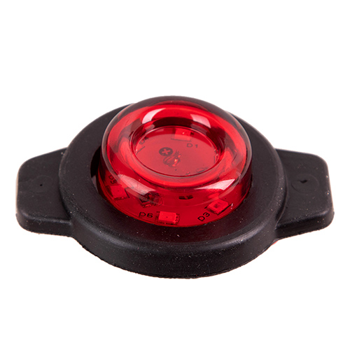 Повторитель габарита (круглый) LED 12/24V красный плоский 43*60*25мм (TH-306/1-red)