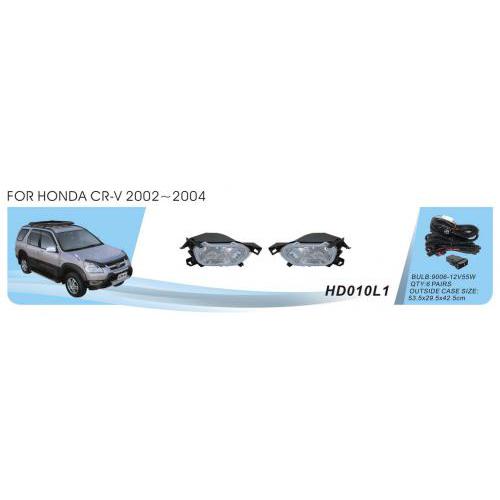 Фары доп.модель Honda CR-V/2002-04/HD-010L1&L2/9006-12V55W/эл.проводка (HD-010L1&L2)