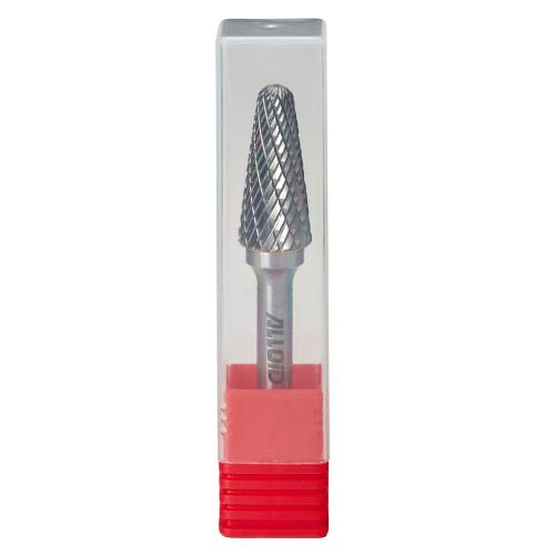 Борфреза твердосплавная по металлу Alloid Pro , тип L, D-12мм, d-6мм, L-73мм