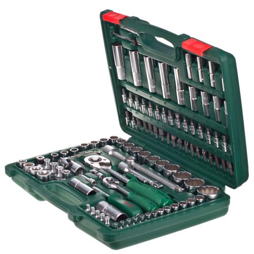 HANS. Набор торц. головок 1/4"DR4-14мм и 1/2"DR10-32 мм,108 предм.(12 гран.) (TK-108 R2)