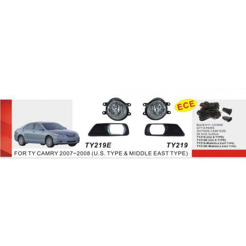 Фари дод. модель Toyota Camry 40 2006-09/TY-219Е-U/H11-12V55W/ел.проводка (TY-219E-U)