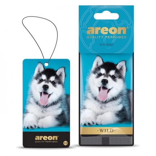 Освежитель воздуха AREON сухой листик Wild Ice Dog (AW10)