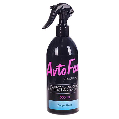 Полироль для пластика и винила AVTOFAN Спорт Люкс 500ml. (2876)