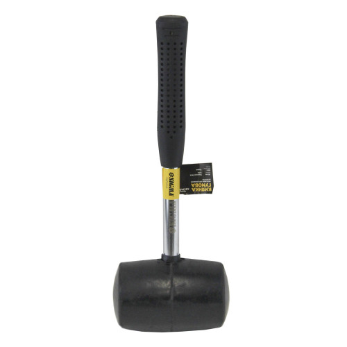 Киянка резиновая черная 680 г металлическая обрезиненная рукоятка SIGMA (4317491)