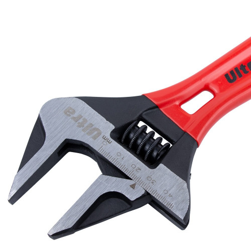 Ключ разводной с тонкими губками укороченный 190 мм, 0-46 мм ULTRA 4100242 (Cr-V)