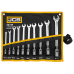 Набір рожково-шарнірних ключів 10 пр. в чохлі (8-21 мм) JCB Tools JCB-5010R
