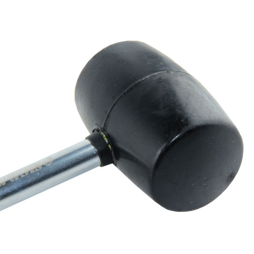 Киянка резиновая черная 450 г металлическая обрезиненная рукоятка SIGMA (4317481)