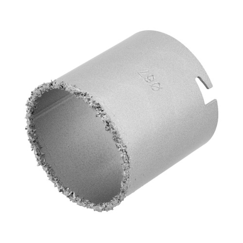 Свердло корончате з вольфраму YATO по бетоні, цеглі, кераміці, силікаті Ø=67мм, l=65 мм [10]