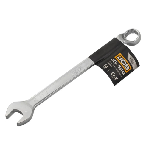 Ключ гаечный рожково-накидной 14 мм, изогнутый на 75° JCB Tools JCB-75514A