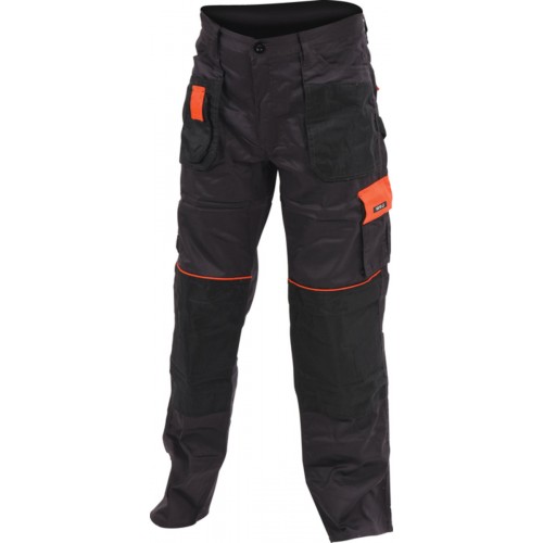 Брюки рабочие YATO, размер L/XL; 65% - полиэстер, 35% - хлопок 